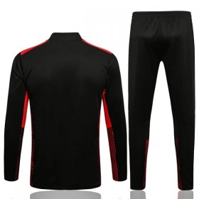AC Milan Sudadera De Entrenamiento Trajes 2022/23 Cuarto-Cremallera Negra